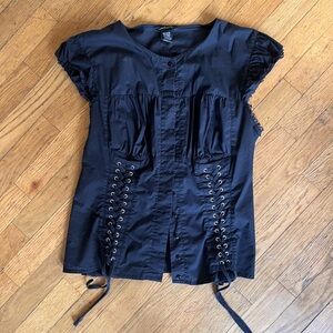 Moda International Black Corset Top